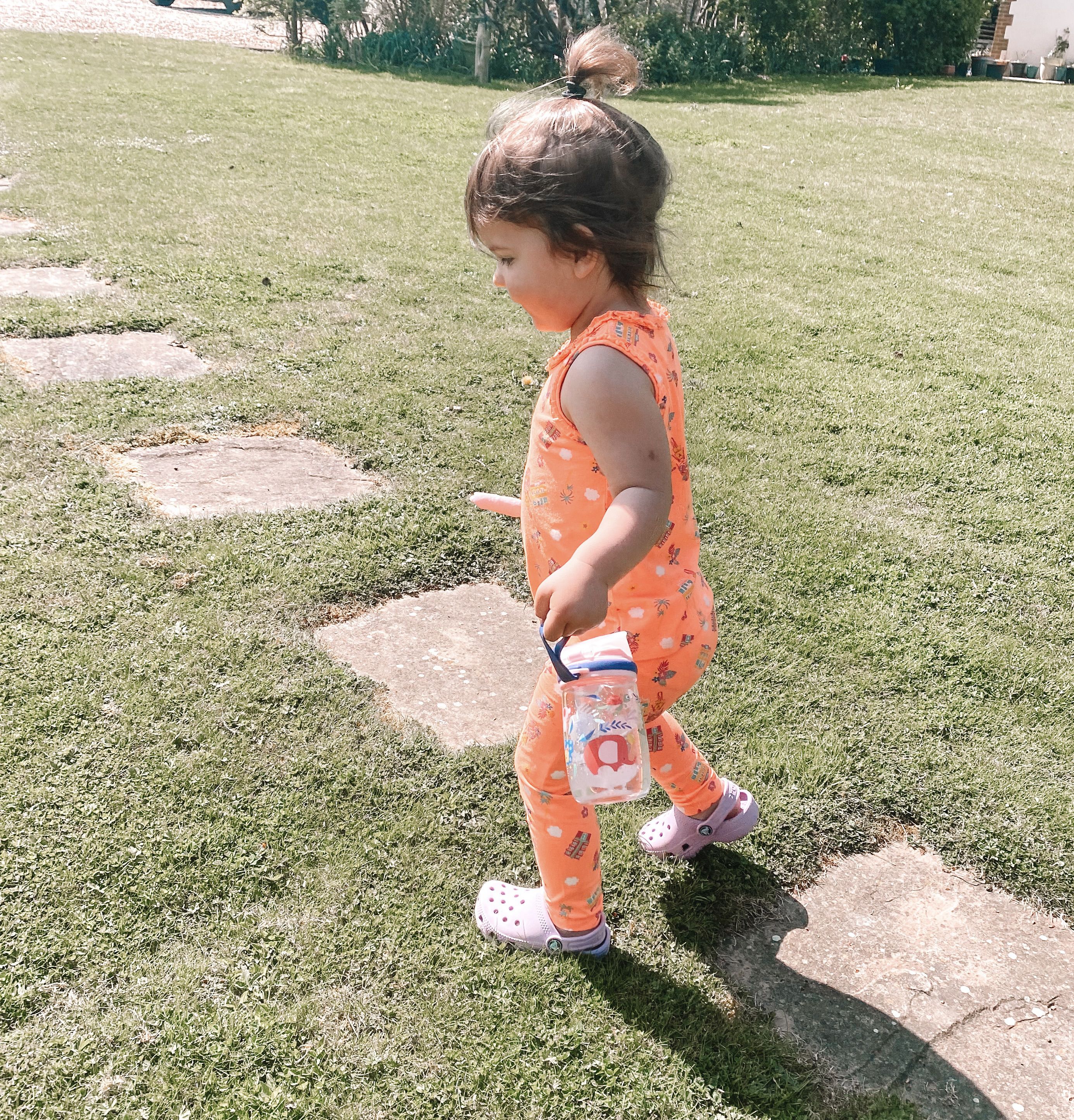 Nuby - 晶透直飲杯-粉紅派對-300ml