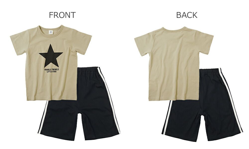 日本 devirock - 純棉舒適短袖家居服/睡衣-恐龍化石-軍綠