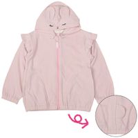 akachan honpo - 抗UV連帽外套-動物造型-粉紅色