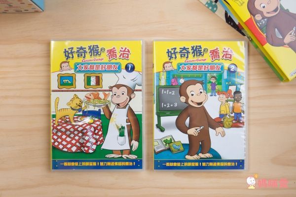 弘恩動畫 - 好奇猴喬治【1-10】-DVD3片裝、片長約240分鐘、國/英語發音、中/英/隱藏字幕