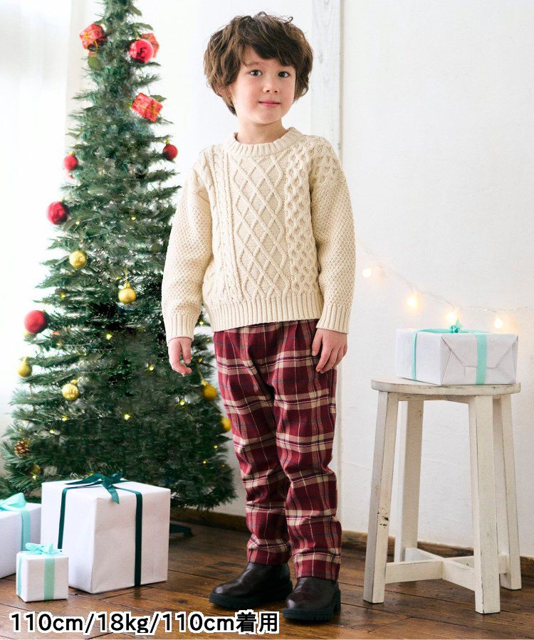 日本 apres les cours - 耀眼色麻花針織上衣(可機洗)-芥末黃