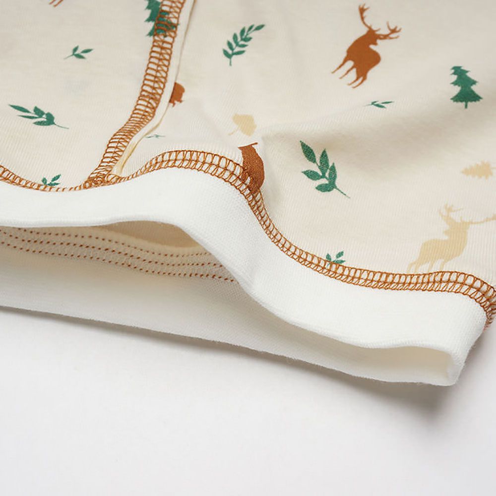 Annypepe - 男童純棉鹿四角褲-米黃 (160)