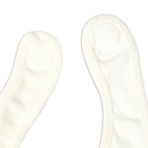 圍兜2件組-米飛兔-米白色 (50~80cm)