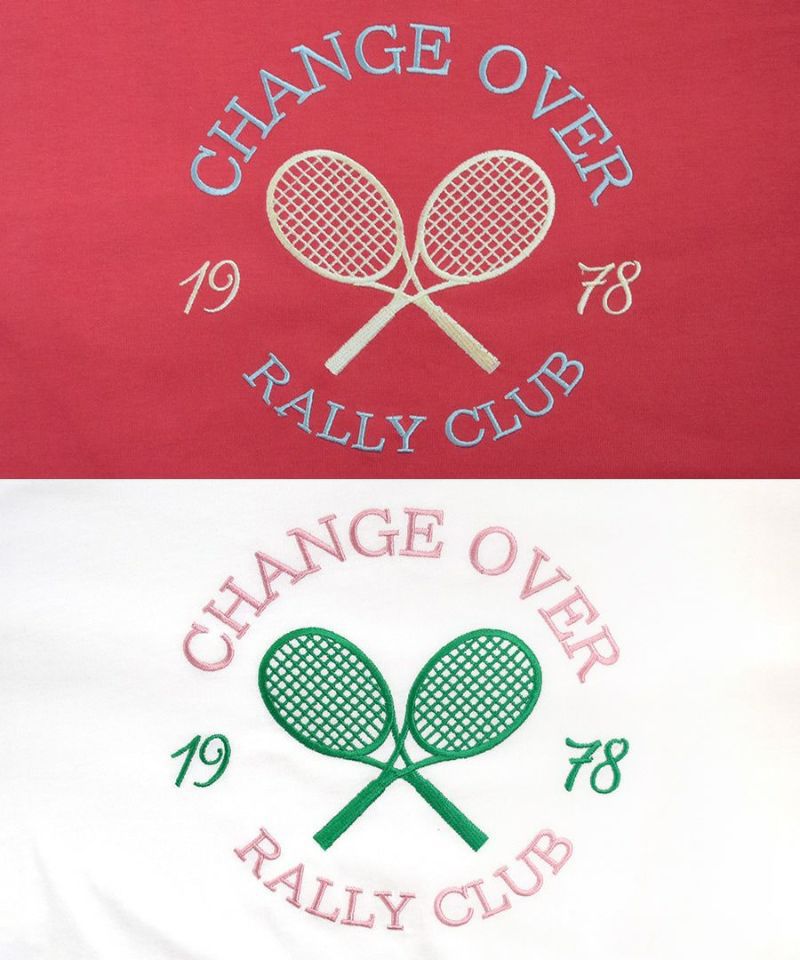 日本 zootie - 落肩寬鬆立體刺繡短T-玫瑰粉