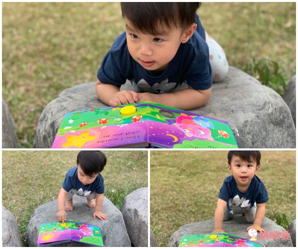 孩子超愛音效書單本160元❤ 1歲起英文遊戲操作書！玩到跟著節奏搖擺囉♫