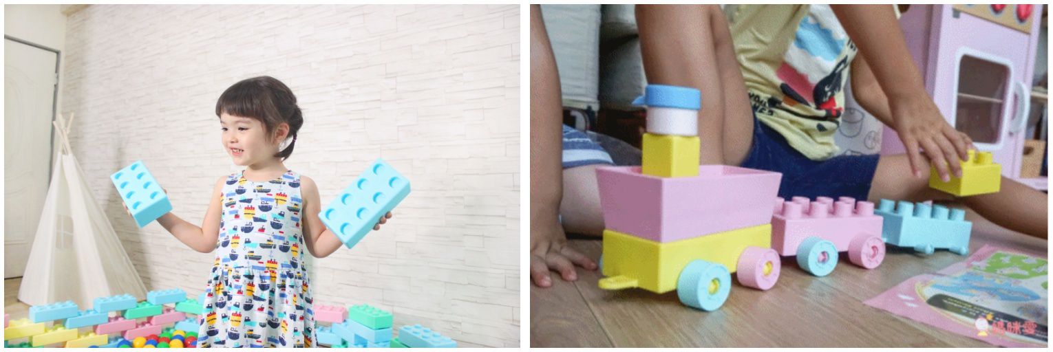 大型軟積木【台灣製 WOOHOO】打造巨大積木城堡