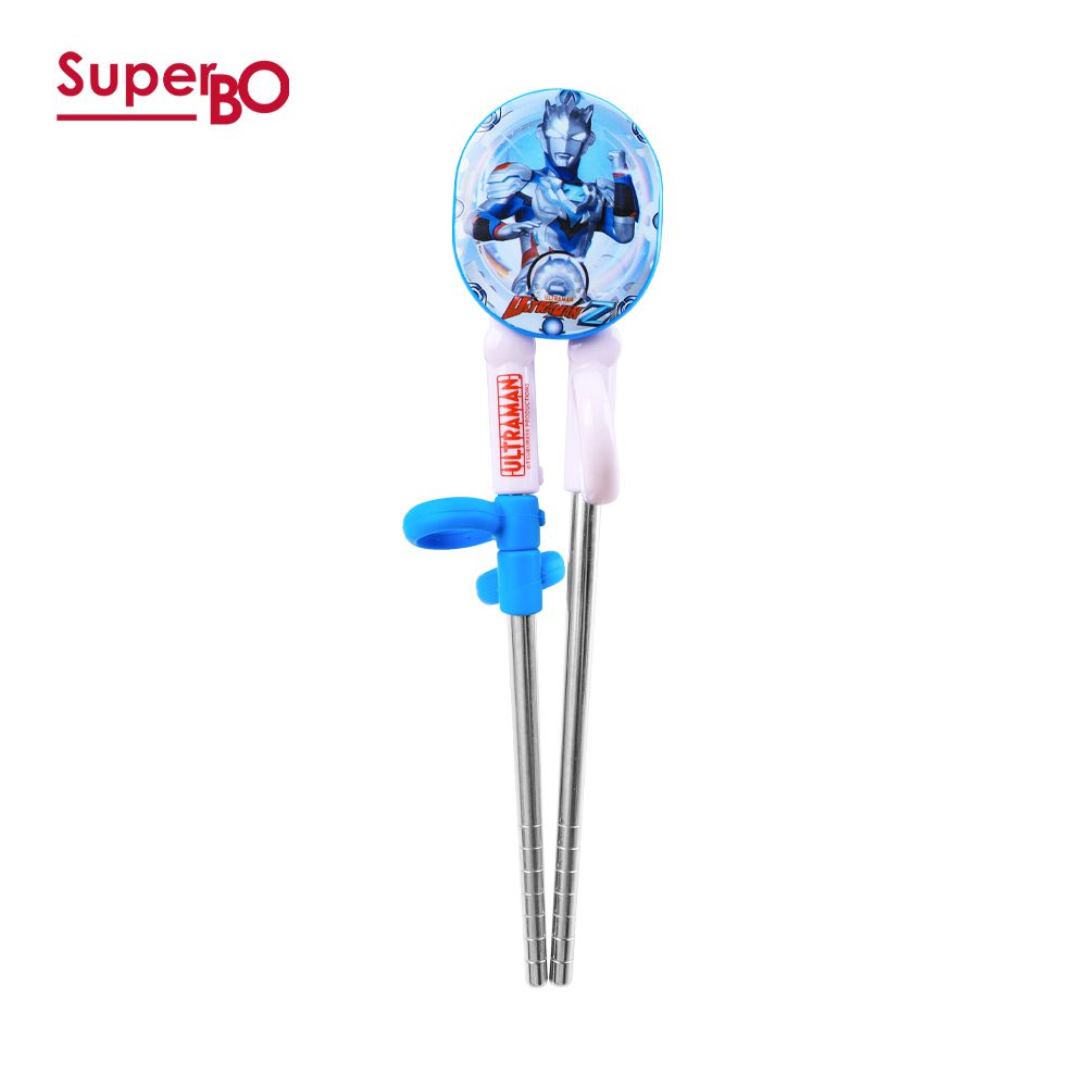 (任)3D不鏽鋼學習筷-超人力霸王(傑特)Z