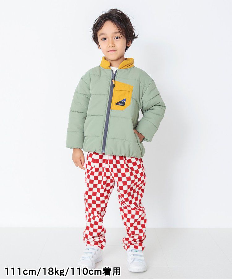 日本 BREEZE - 挺版廓形印花主廚褲-變形蟲-黑