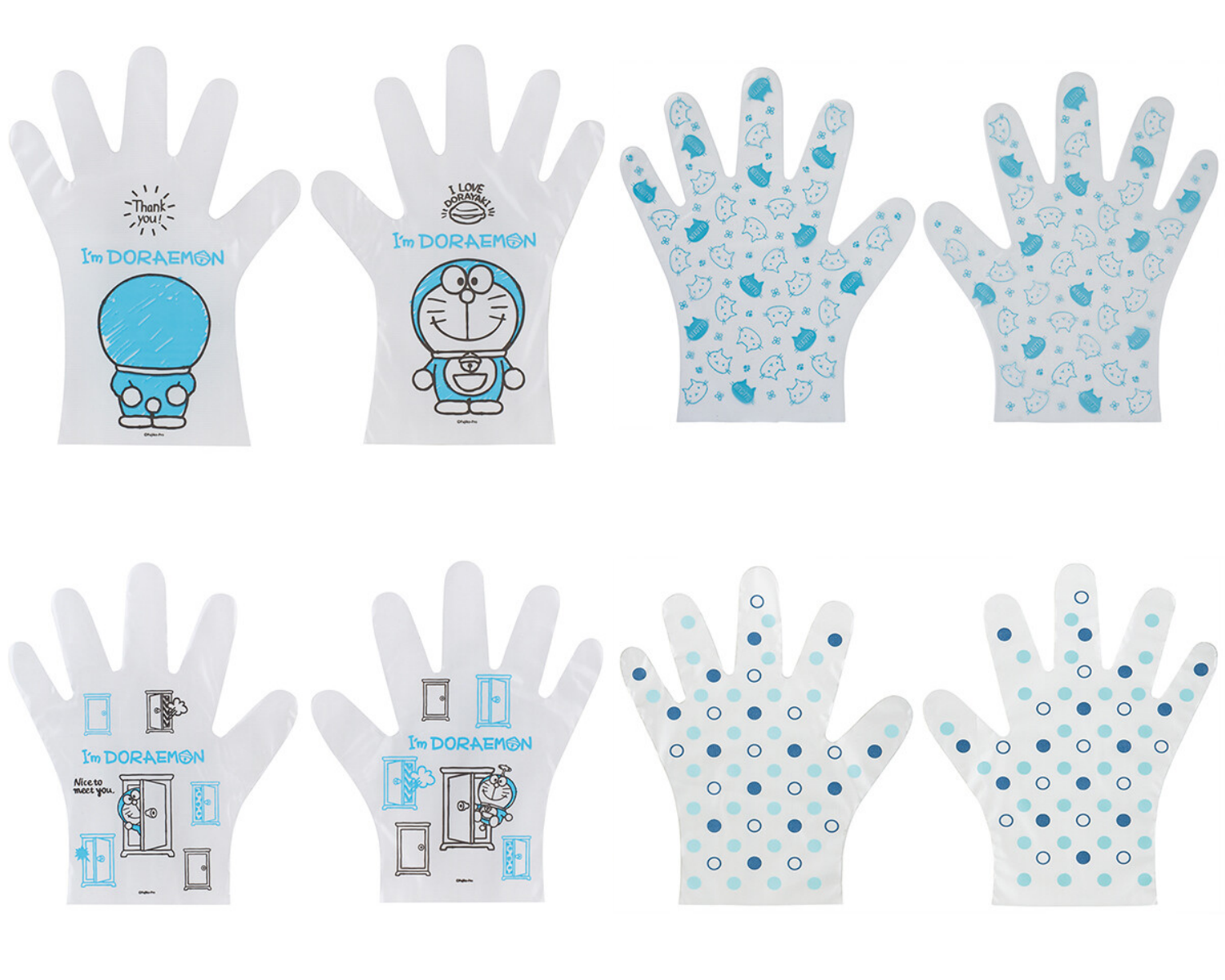 日本 SKATER 代購 - 兒童手套10雙組-哆拉A夢任意門