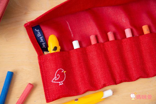 美國Jaq Jaq Bird - 小畫家筆袋-藍色-(不含粉筆)