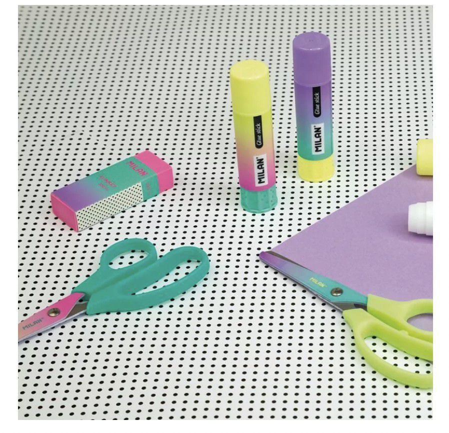 MILAN - 兒童安全剪刀-雲彩朵朵-黃