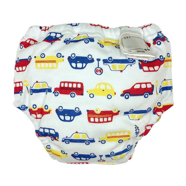 日本 Chuckle Baby - 六層學習褲(兩件組)-火車+車車-分離式