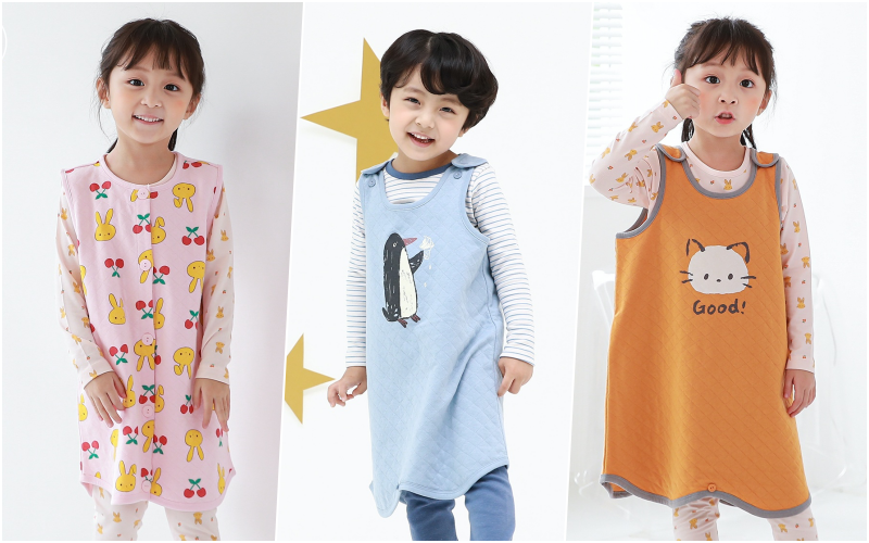 韓國 Ppippilong - 有機棉鋪棉保暖防踢被-薄荷小兔