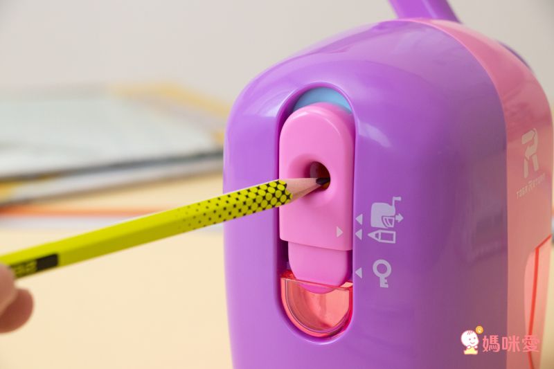 日本文具 SONIC - 自動彈出手動削鉛筆機-深藍