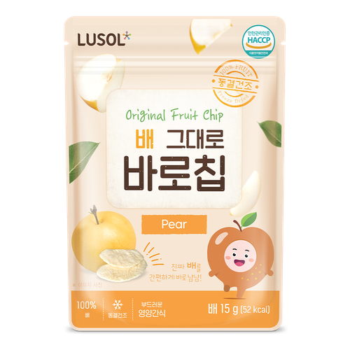 韓國 LUSOL - 水果乾(6m+) (水梨)-15g