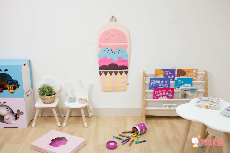 韓國 Art Muffin - 童趣壁飾收納袋-蘑菇小屋