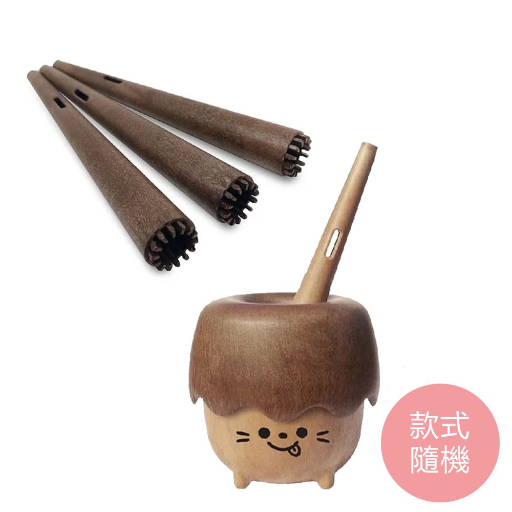 韓國 Mother's Corn - 小木森林兒童泡泡玩具(款式隨機)+小木森林兒童專用吹具3入組