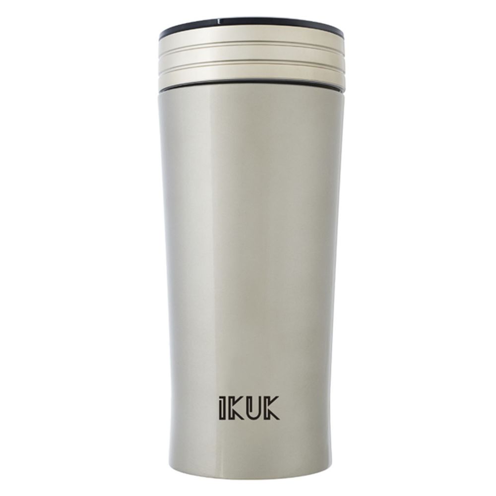 IKUK - 真空雙層內簡約保溫杯-金色 (300ML)