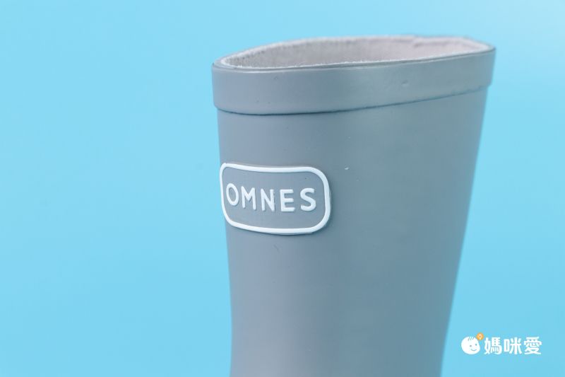 日本 OMNES - 歐風防滑橡膠兒童雨鞋-葡萄紫