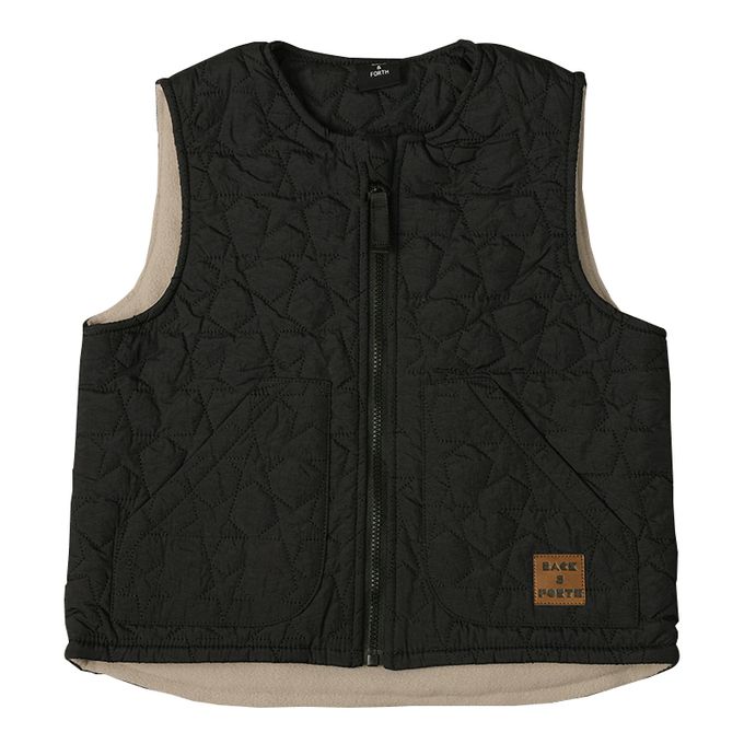 akachan honpo - 鋪棉背心-黑色