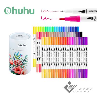 Ohuhu - 60色雙頭水性麥克筆套組