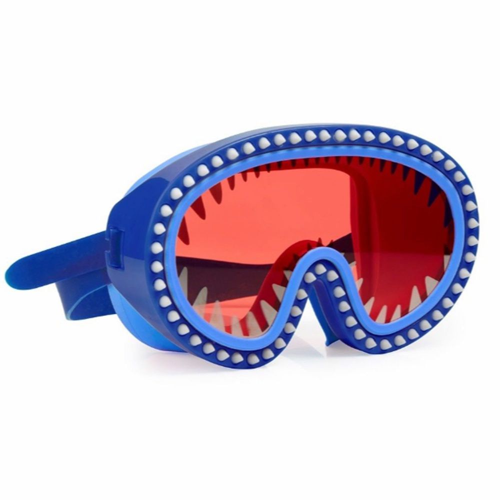 美國Bling2o - 兒童造型泳鏡 大白鯊系列-藍色 (6歲-成人)
