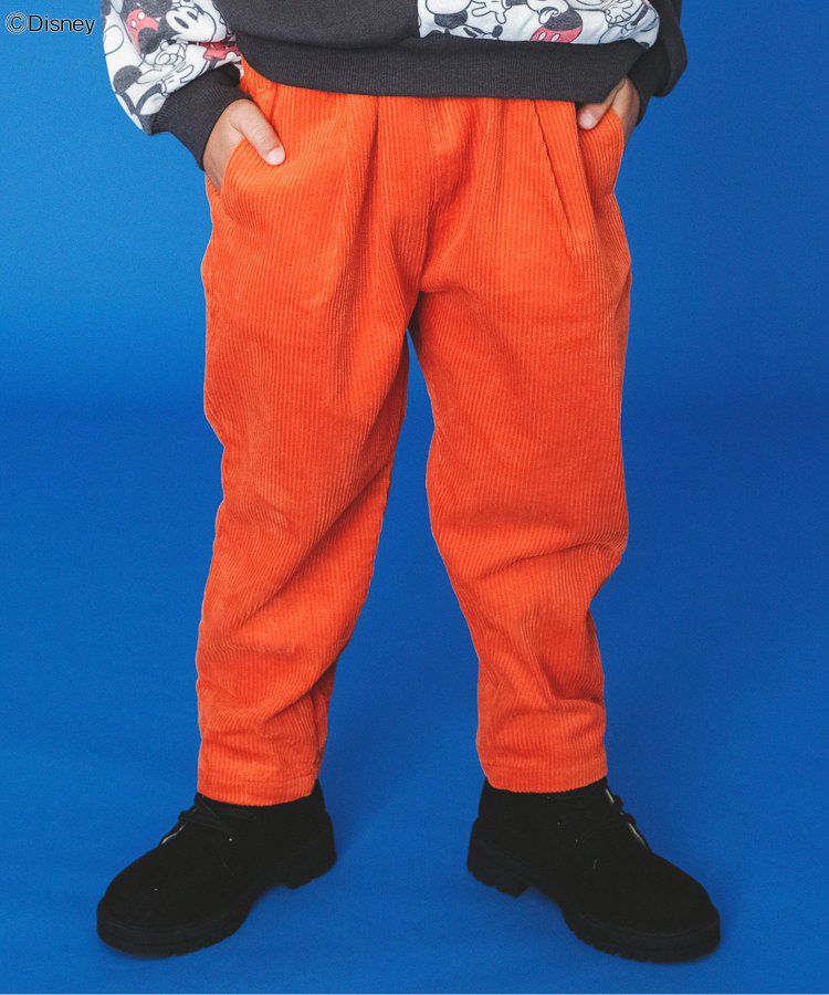 日本 BREEZE - 舒適百搭休閒長褲-暖橘