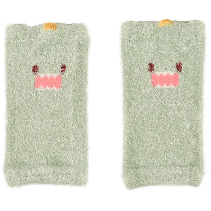 akachan honpo - 蓬鬆腳套-動物-淺藍色 (70～95cm)