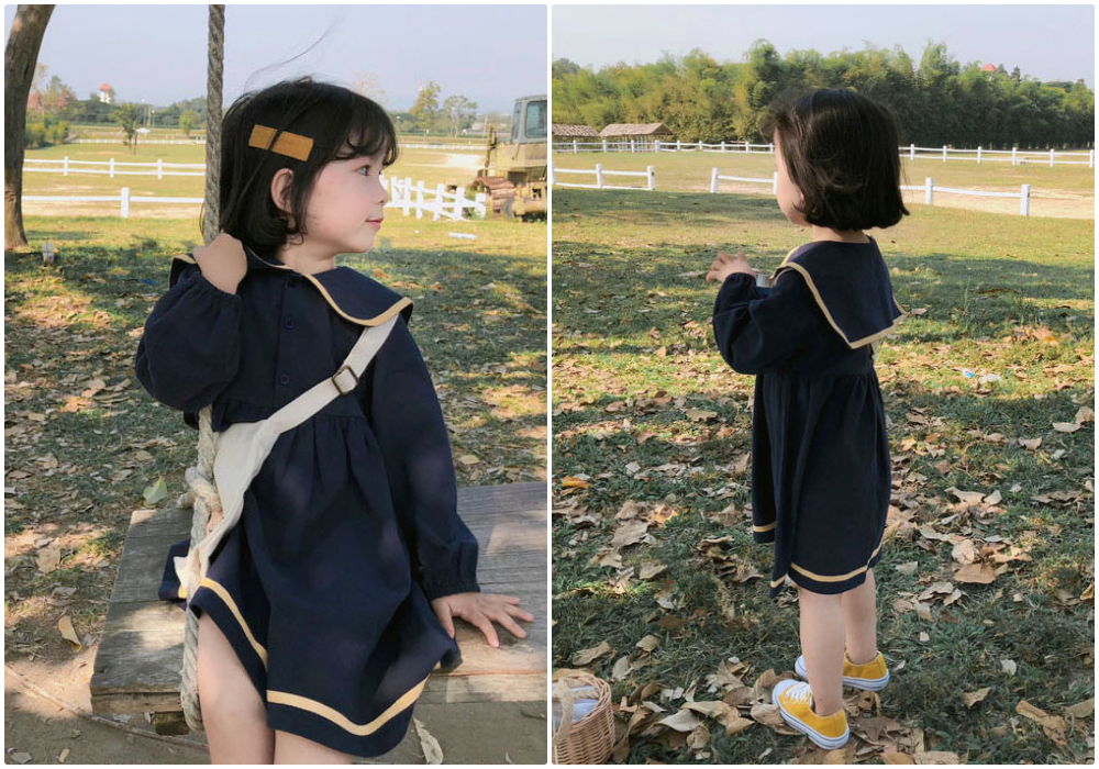 百穿不膩出門首選！超萌兔耳帽T網紗洋裝