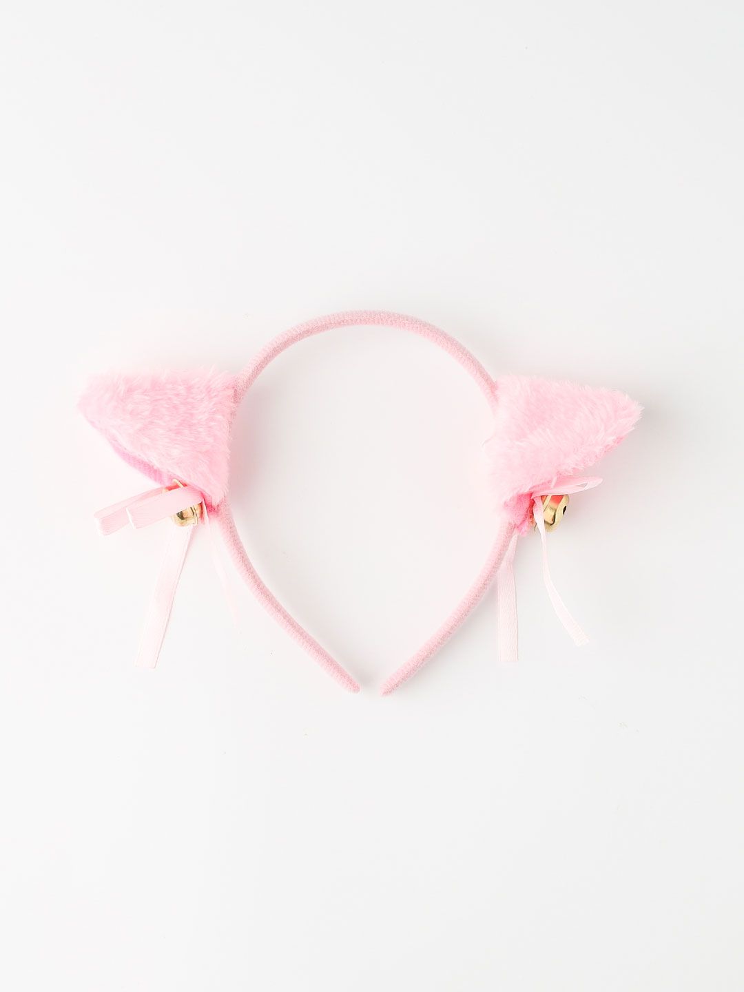 韓國 OZKIZ - (附配件)毛絨拼接連身洋裝-粉