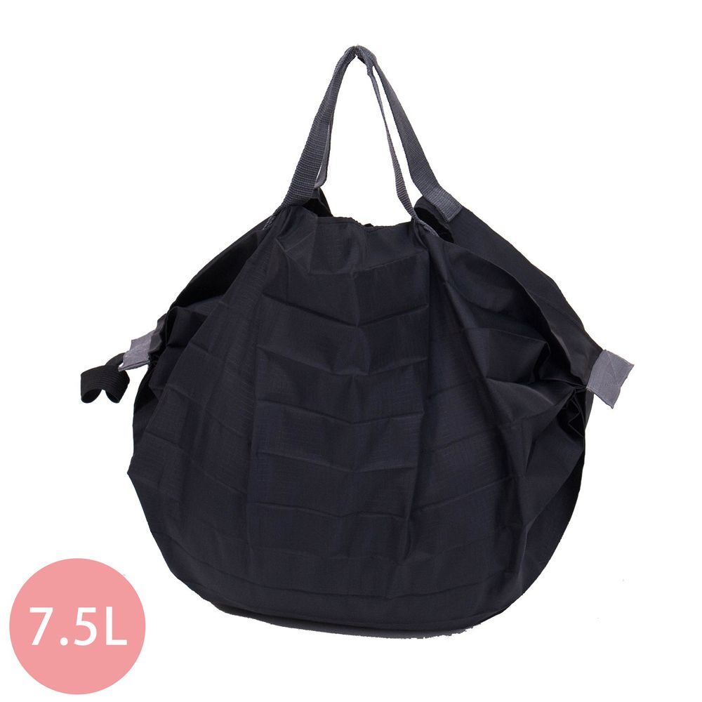 日本 MARNA - Shupatto 秒收摺疊購物袋-帥氣黑 (S(30x26cm))-耐重3kg / 7.5L