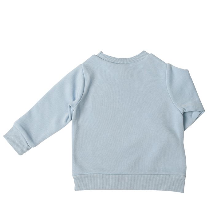 akachan honpo - 長袖休閒上衣-小包包風-淺藍色