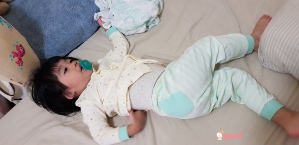 JoyNa - 開衫高腰護肚褲居家套裝-彩色圓點