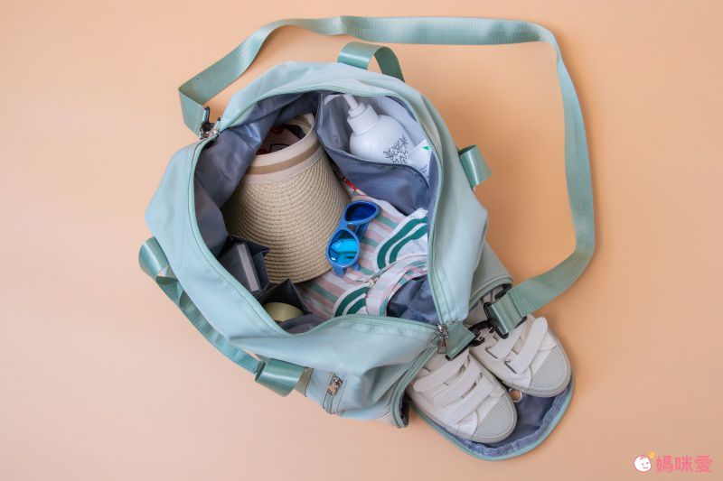 oonir - 乾濕分離旅行運動包-深藍色