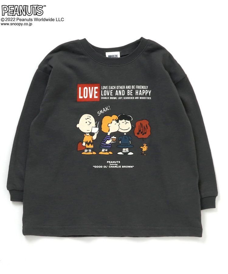 日本 BREEZE - 聯名款 史努比印花長袖上衣-黃