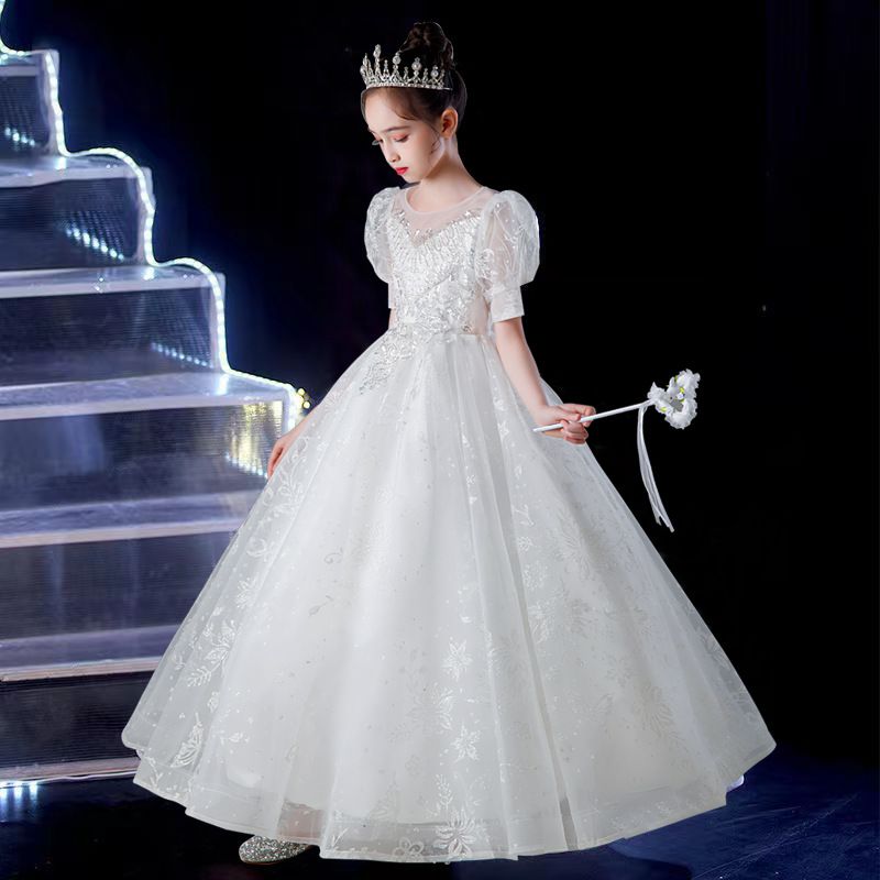 公主風卡肩短袖禮服-小圓擺款-香檳色