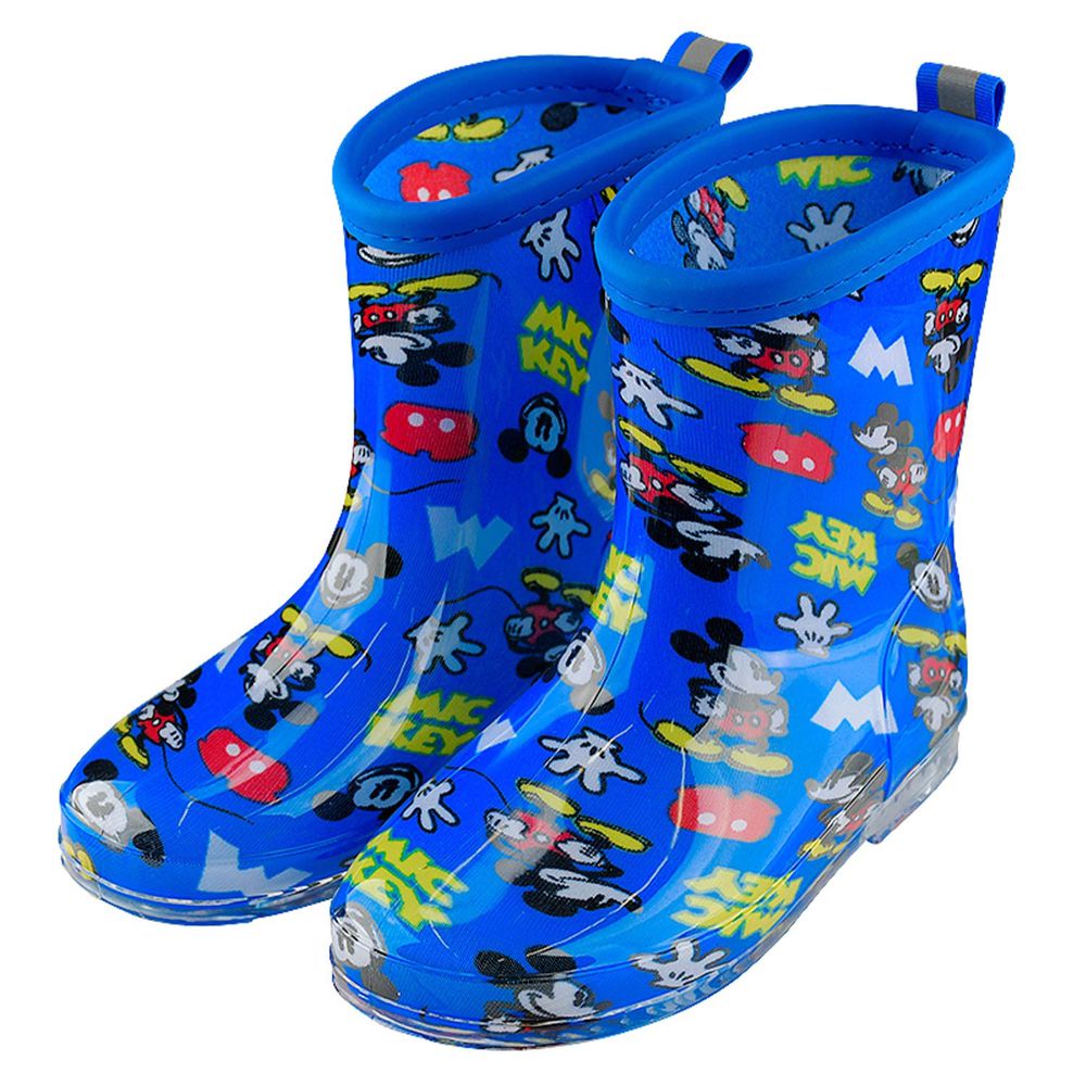 akachan honpo - 雨鞋-迪士尼-藍色