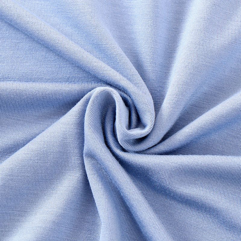 MAMDADKIDS - 素色透氣七分袖套裝/家居服-藕粉色