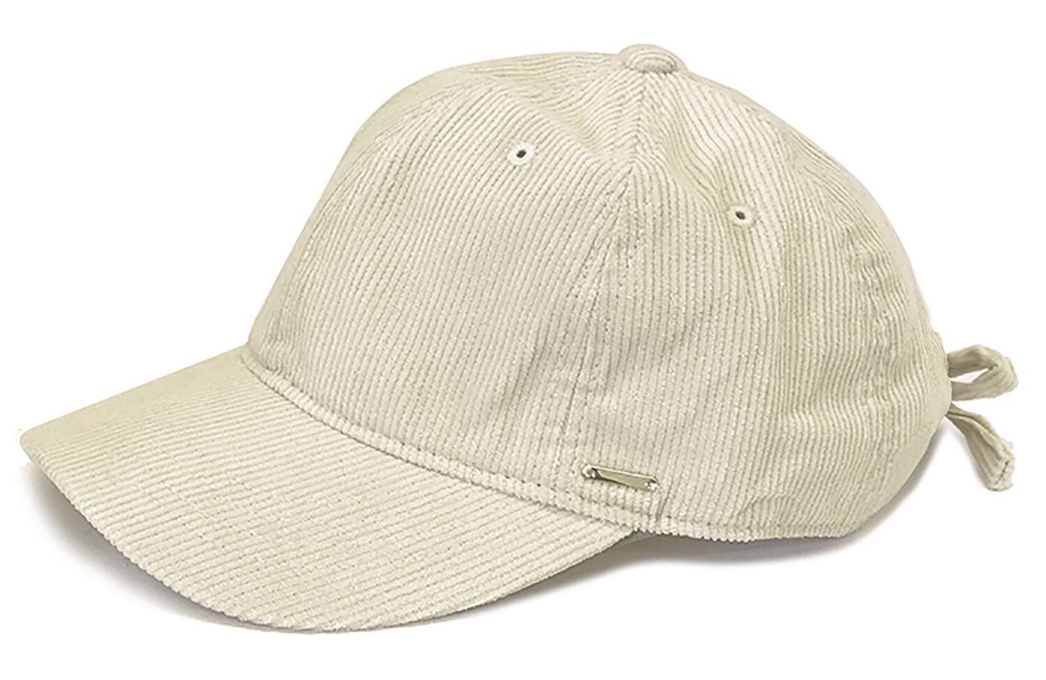 日本 jou jou lier - 後蝴蝶結綁帶燈芯絨鴨舌帽-07 黑 (FREE)