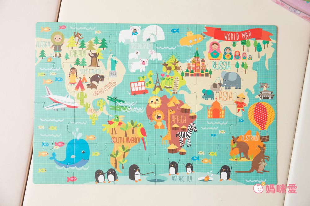 熱銷補貨到【西班牙 APLI 】初階拼圖／旅行遊戲卡／馬賽克拼貼