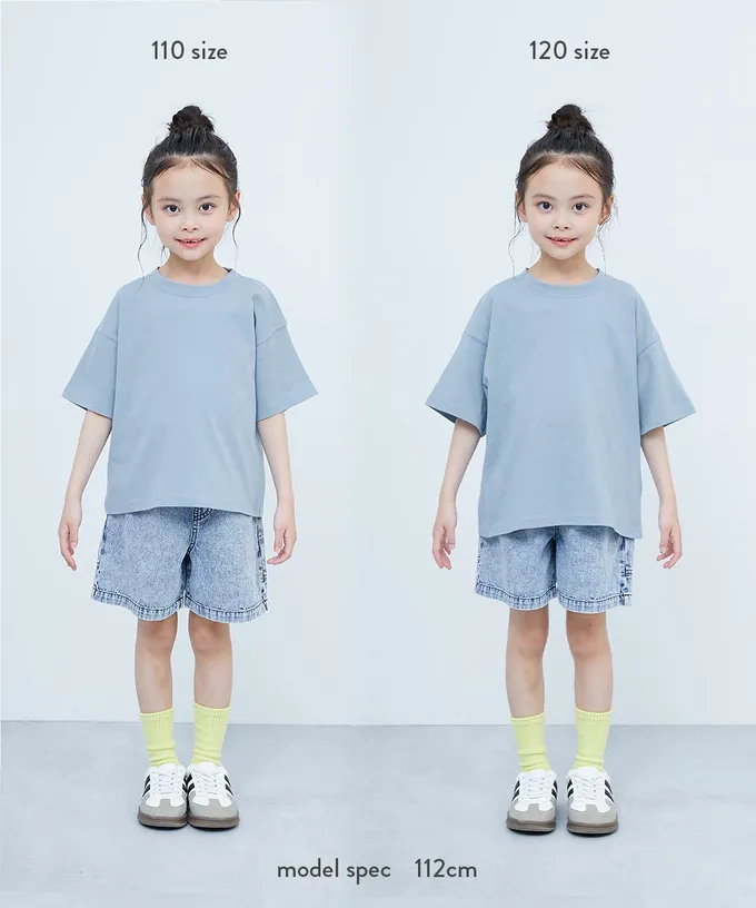 日本 devirock - 100%棉 定番印花短袖上衣-背後標籤-炭黑