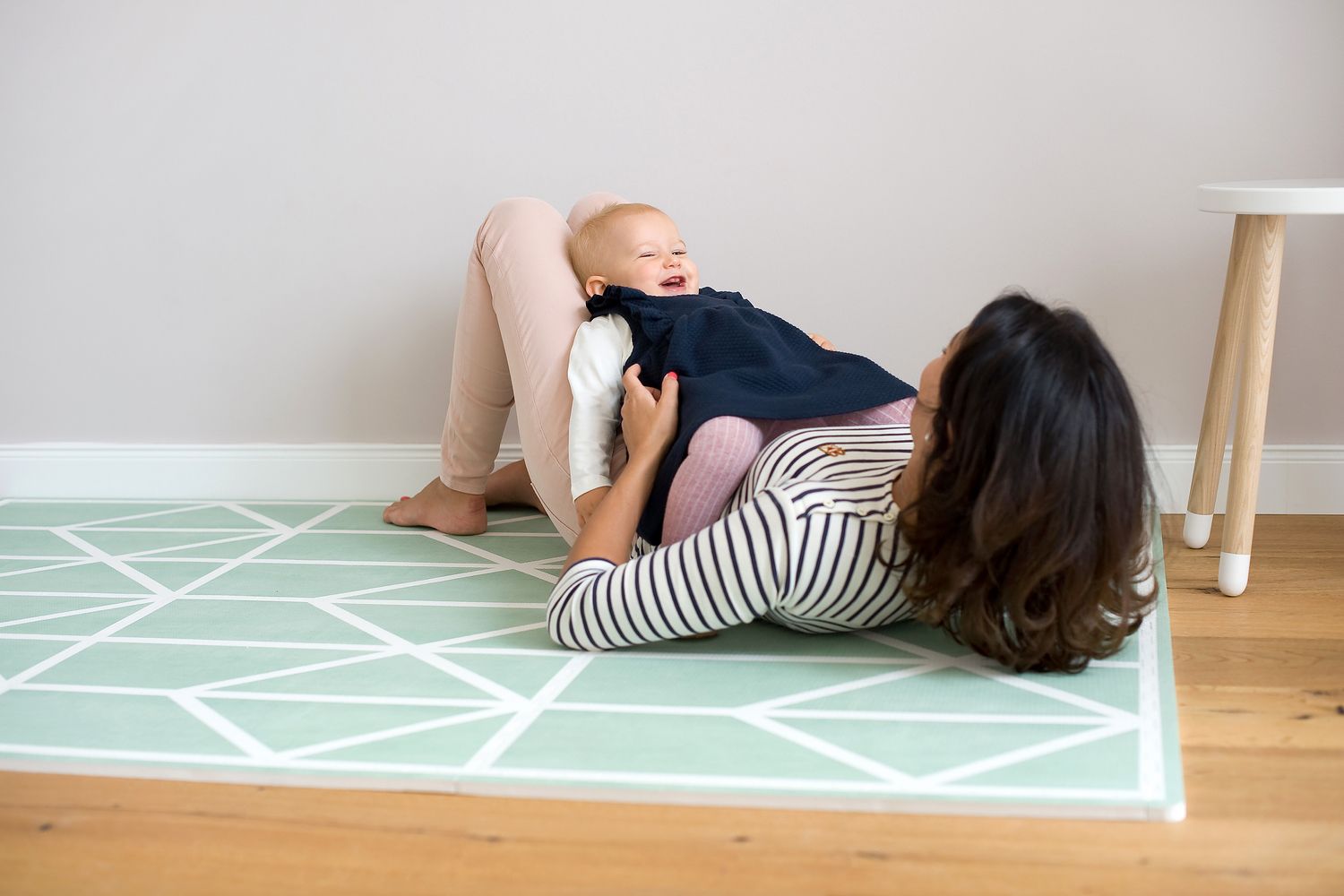 德國 toddlekind - 北歐風系列遊戲地墊-抹茶綠-一組6片