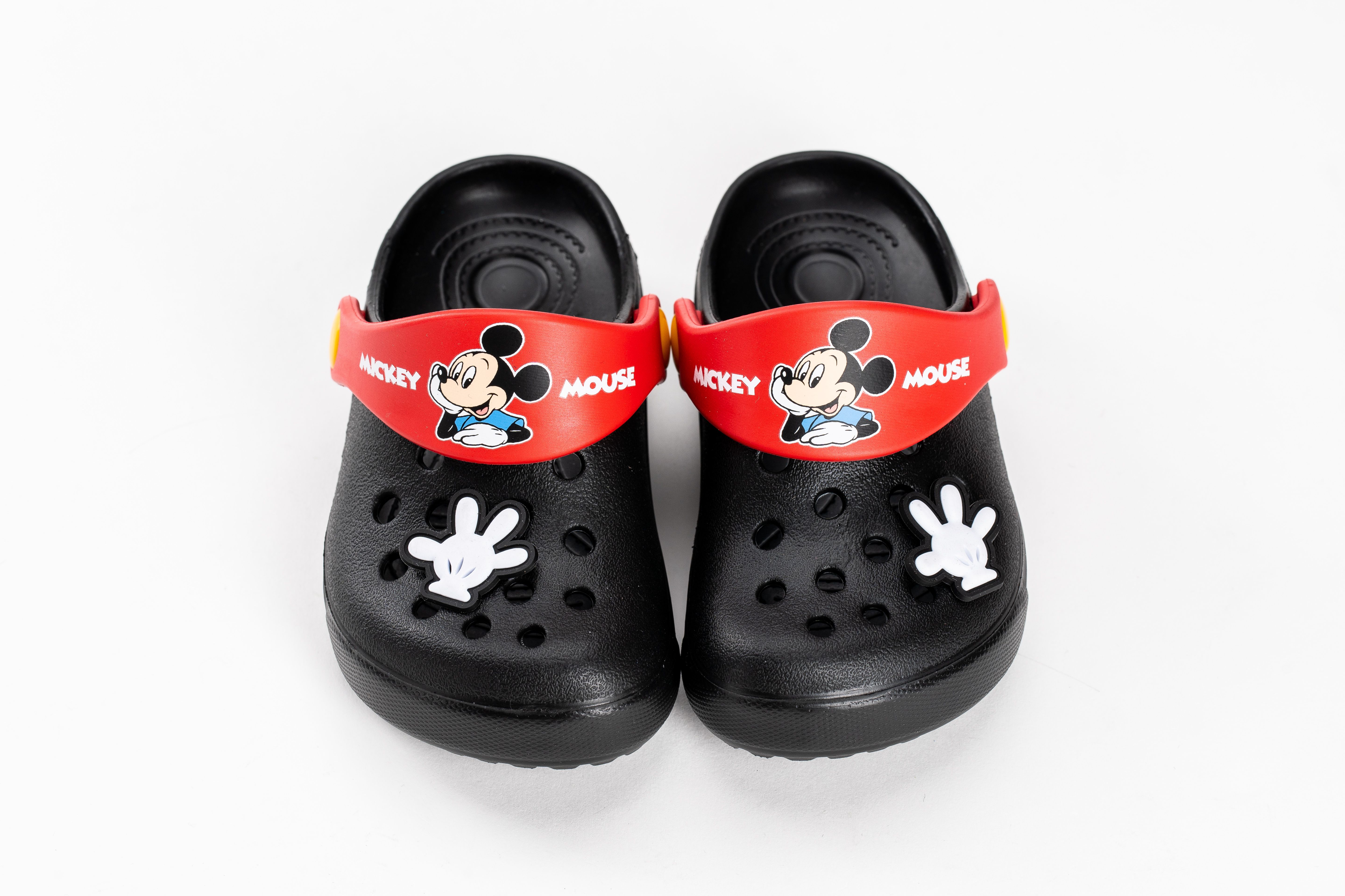 akachan honpo - 米奇造型防水休閒涼拖鞋-黑色