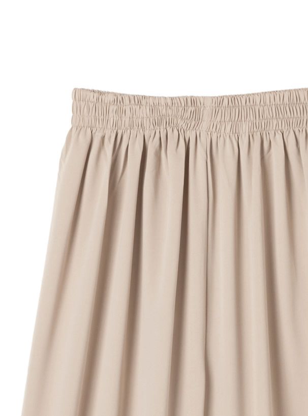 日本 GRL - 蝴蝶結方領泡泡短袖長褲套裝-氣質米