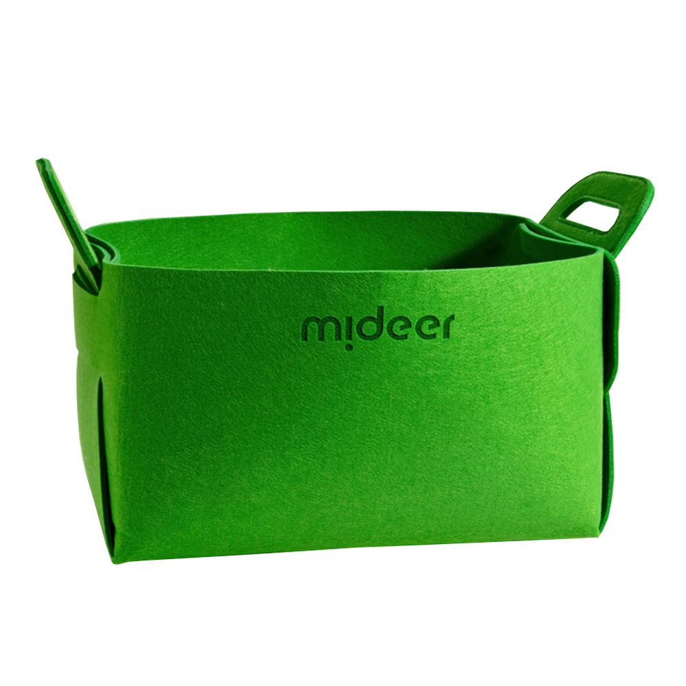 MiDeer - 可折疊玩具收納籃-綠色款