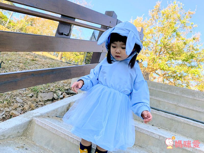 百穿不膩出門首選！超萌兔耳帽T網紗洋裝