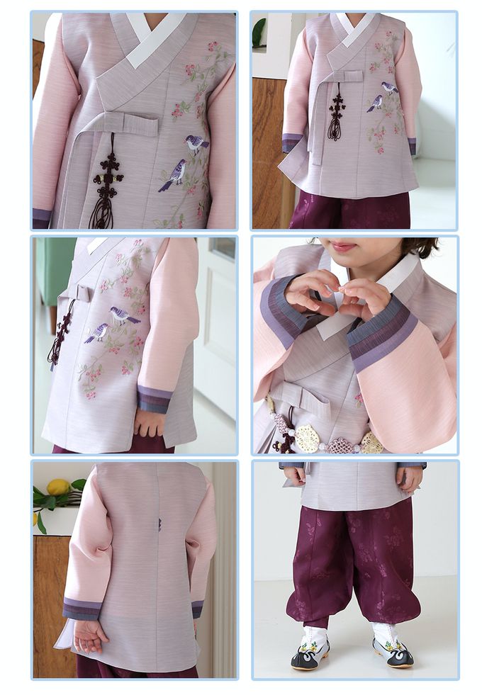 韓國 yedam - 男寶韓服-PREMIUM-粉紫X紫紅