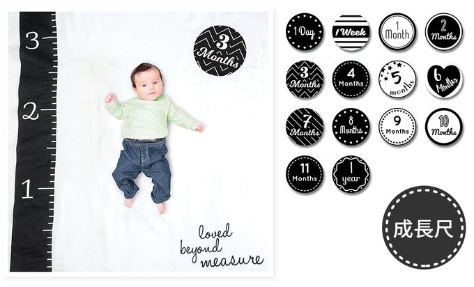 加拿大 lulujo - BABY'S FIRST YEAR 包巾卡片禮盒組-星星