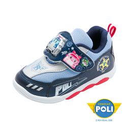 波力 - 波力 童鞋 電燈運動鞋 POKX54516-減緩跑步壓力輕量鞋底-藍-(小中童段)