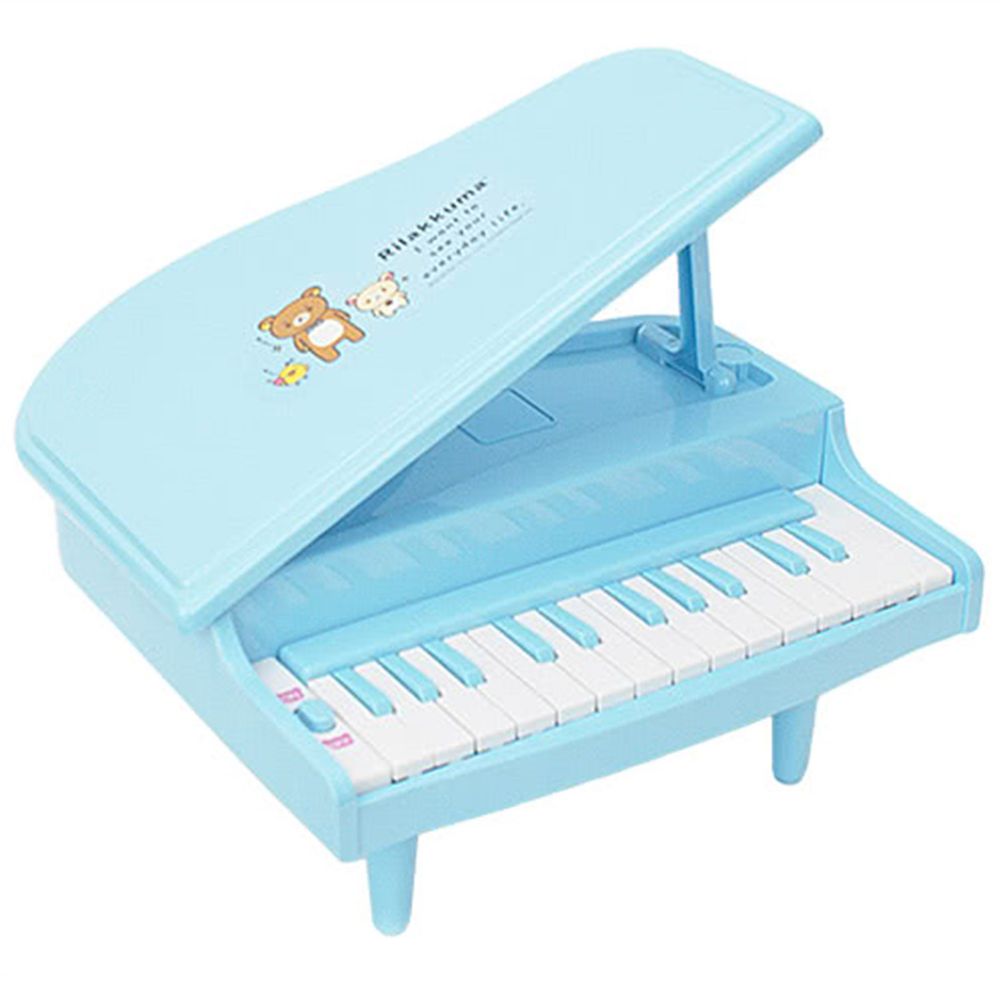 日本進口 - FANS RILAKKUMA 景品 懶懶熊 拉拉熊 造型小鋼琴-淺藍色